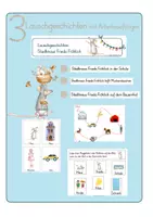 Vorschau - Arbeitsblätter - Lauschgeschichten & Arbeitsaufträge - Maus Frieda Fröhlich - Deckblatt