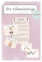 Vorschau - Präsentationen/Tafelbilder - Die Silbenkönige Einführungsgeschichte - Deutsch - Deckblatt