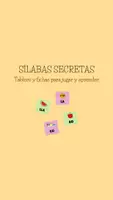 Vista previa - Juegos / Gamificación - SÍLABAS SECRETAS - Portada
