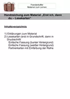 Vorschau - Arbeitsblätter - Erst ich, dann du - Lesekarten für die Grundschule Teil 1 - Seite 1