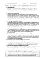 Vorschau - Arbeitsblätter - AB mit Fragen zum Thema "Wahrsagen" + Lösungsblatt + Infografik - Seite 2