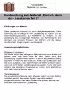 Vorschau - Fördermaterial/Inklusion - Erst ich, dann du - Lesekarten für die Grundschule Teil 2 - Seite 1