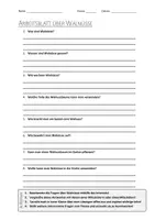Vorschau - Arbeitsblätter - AB mit Fragen zum Thema "Walnüsse" + Lösungsblatt - Deckblatt