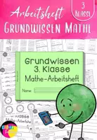 Vorschau - Arbeitsblätter - Grundwissen Mathe 3. Klasse Arbeitsheft - Deckblatt