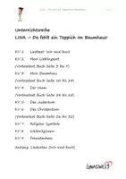 Vorschau - Arbeitsblätter - Unterrichtsreihe zum Buch: LINA - Da fehlt ein Teppich im Baumhaus - Deckblatt