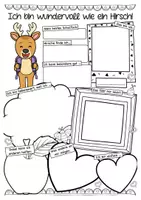 Vorschau - Arbeitsblätter - Hirschklasse Meine Stärken Arbeitsblätter kreatives Schreiben - Seite 1