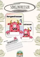 Vorschau - Arbeitsblätter - Sorgenfresser - Sorgenfresser-Briefkasten, Vorlage zum Schreiben - Deckblatt