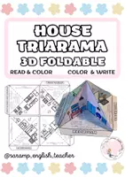 Vista previa - Manualidades / Dibujos para colorear - HOUSE TRIARAMA 3D FOLDABLE - Portada