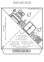 Vista previa - Manualidades / Dibujos para colorear - HOUSE TRIARAMA 3D FOLDABLE - página 3
