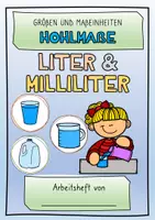 Vorschau - Arbeitsblätter - Hohlmaße – Liter & Milliliter - Arbeitsheft - Seite 1