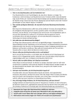 Vorschau - Arbeitsblätter - AB mit Fragen zum Thema "Waschmaschine" + Lösungsblatt + Infografik - Seite 2
