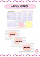 Vista previa - Para docentes: organización, planificación y formación - WEEKLY & MONTHLY PLANNERS - Portada