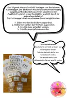 Vorschau - Mal- und Bastelvorlagen - Klettmappe, erste Wörter, Förderung, TEACCH, lautgetreu, Silben - Seite 2