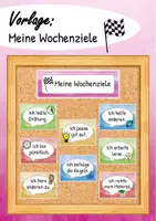 Vorschau - Poster - Classroom Management - Meine Wochenziele - Deckblatt