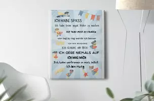 Vorschau - Poster - Affirmation und Lob für Kinder - Deckblatt