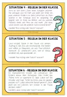 Vorschau - Fördermaterial/Inklusion - VERHALTEN IN DER SCHULE - 30 Situationskärtchen - Seite 2
