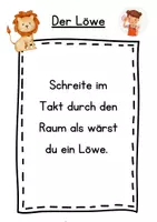 Vorschau - Aufgabenkarten - Karneval der Tiere - Bewegtes Lernen - Seite 1