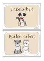 Vorschau - Bildkarten - Sozialformen - Ich/Du/Wir - Tafelmaterial - Hundeklasse - Seite 3