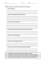 Vorschau - Arbeitsblätter - AB mit Fragen zum Thema "Weitsprung" + Lösungsblatt + Infografik - Deckblatt