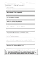 Vorschau - Arbeitsblätter - AB mit Fragen zum Thema "Wellington" + Lösungsblatt - Deckblatt