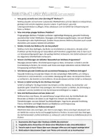 Vorschau - Arbeitsblätter - AB mit Fragen zum Thema "Wellness" + Lösungsblatt - Seite 1