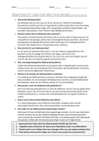 Vorschau - Arbeitsblätter - AB mit Fragen zum Thema "Weltnaturerbe" + Lösungsblatt - Seite 1