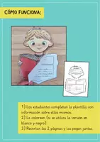 Vista previa - Hojas de trabajo - Todo sobre mí: manualidad para el regreso a clases - página 3