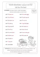 Aperçu - Feuilles d'exercices - ALLEMAND - Vokale einsetzen Piraten - Page 2