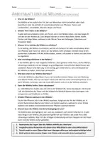 Vorschau - Arbeitsblätter - AB mit Fragen zum Thema "Wildnis" + Lösungsblatt + Infografik - Seite 2
