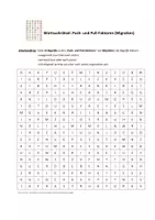 Vorschau - Quiz - Wortsuchrätsel: Push- und Pull-Faktoren (mit Lösung) - Seite 1
