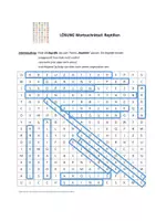 Vorschau - Quiz - Wortsuchrätsel: Reptilien (mit Lösung) - Deckblatt