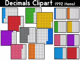 Προεπισκόπηση - Clipart / Γραφήματα - Decimals Clipart (992 items) - Εξώφυλλο