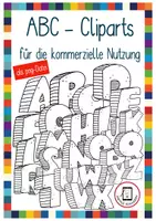Vorschau - selbst erstellte Schriftarten - Cliparts ABC zur kommerziellen Nutzung - Deckblatt