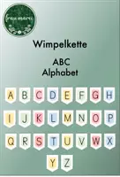 Vorschau - Poster - Wimpelkette Alphabet ABC - Deckblatt