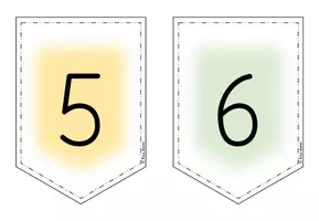 Vorschau - Poster - Wimpelkette Zahlen bis 20 - Seite 3