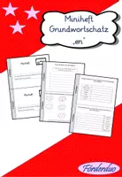 Vorschau - Arbeitsblätter - Miniheft Grundwortschatz "en" - Deckblatt