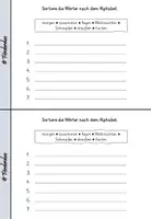 Vorschau - Arbeitsblätter - Miniheft Grundwortschatz "en" - Seite 2