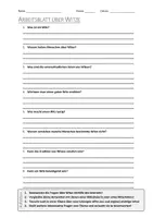 Vorschau - Arbeitsblätter - AB mit Fragen zum Thema "Witze" + Lösungsblatt + Infografik - Deckblatt