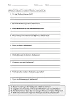 Vorschau - Arbeitsblätter - AB mit Fragen zum Thema "Wladiwostok" + Lösungsblatt - Deckblatt