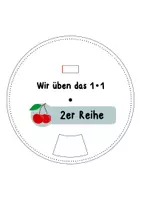 Vorschau - Spiele - Einmaleins Drehscheiben - Deckblatt