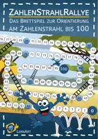 Vorschau - Spiele - Zahlenstrahlrallye - Das Brettspiel zur Orientierung am Zahlenstrahl - Deckblatt