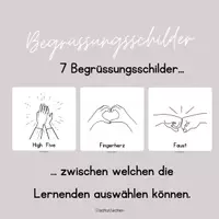 Vorschau - Anderer Materialtyp - Begrüssungsschilder - graue Version - Deckblatt