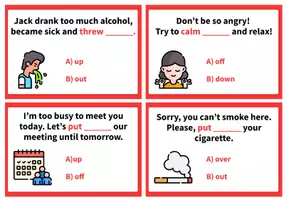 Vista previa - Juegos / Gamificación - PHRASAL VERBS - Interactive & Printable Board Game - página 3