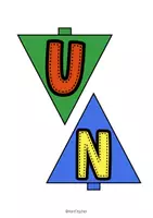 Vorschau - Bildkarten - Geburtstagskalender Grundschule & Kindergarten: Kaktus (PDF Bastelvorlage) - Seite 1