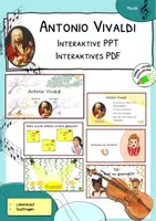 Vorschau - Interaktives Material - Antonio Vivaldi - Interaktives PDF - Lebenslauf und Quiz - Deckblatt
