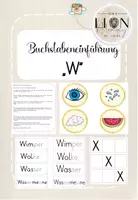 Vorschau - Unterrichtsreihen - Buchstabeneinführung W (DR+GR) - Deckblatt