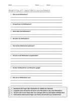 Vorschau - Arbeitsblätter - AB mit Fragen zum Thema "Wollnashorn" + Lösungsblatt - Deckblatt