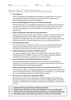 Vorschau - Arbeitsblätter - AB mit Fragen zum Thema "Worms" + Lösungsblatt - Seite 1