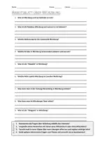 Vorschau - Arbeitsblätter - AB mit Fragen zum Thema "Würzburg" + Lösungsblatt + Infografik - Deckblatt