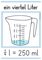 Vorschau - Arbeitsblätter - Größen umrechnen – Hohlmaße Liter und Milliliter – Mathe Klasse 3/4 – Arbeitsblätter mit Lernzielkontrolle - Seite 1